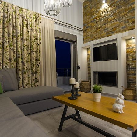 Ntinas Villa With Sea View Skála Potamiás Eksteriør bilde