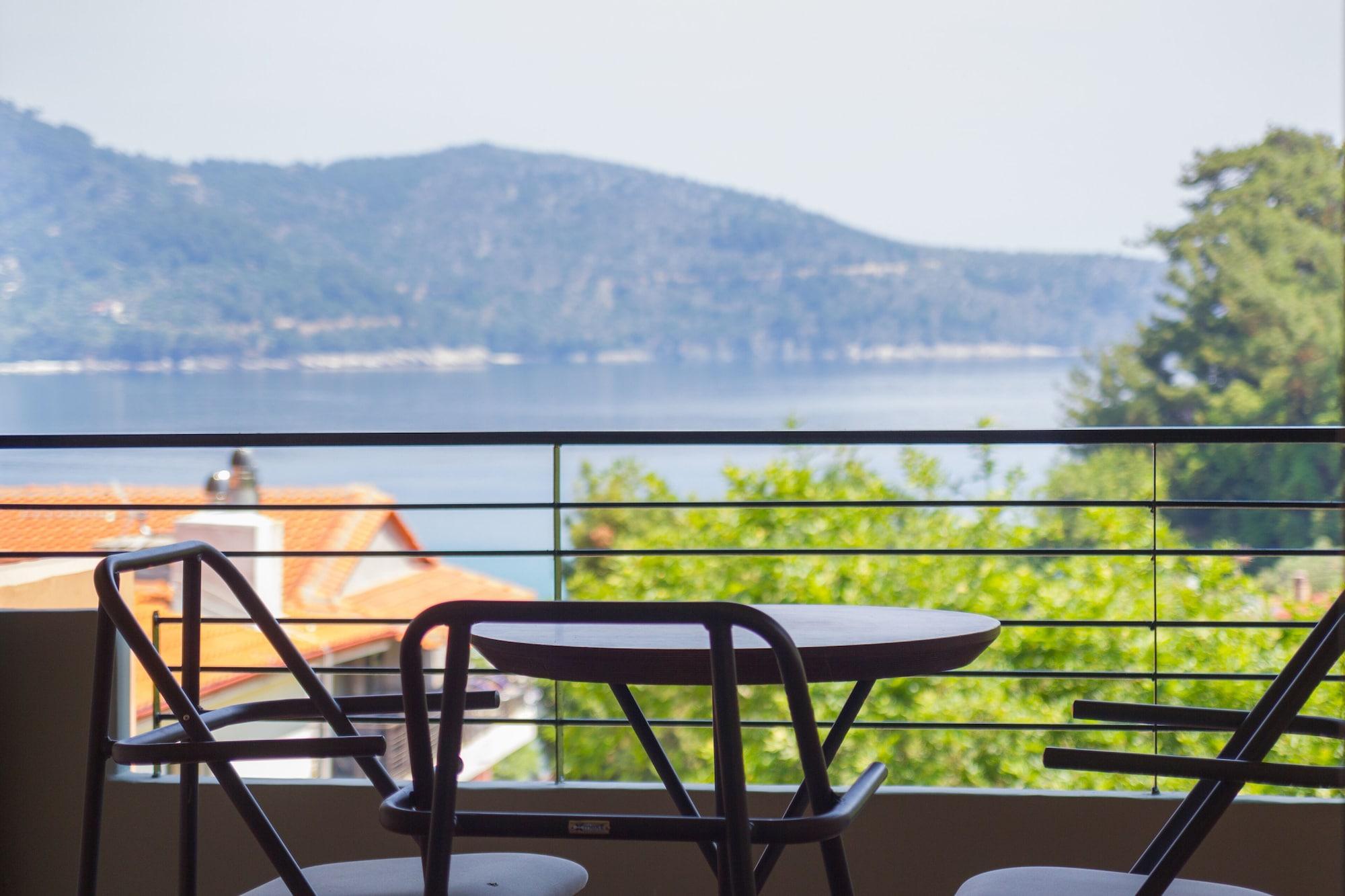 Ntinas Villa With Sea View Skála Potamiás Eksteriør bilde