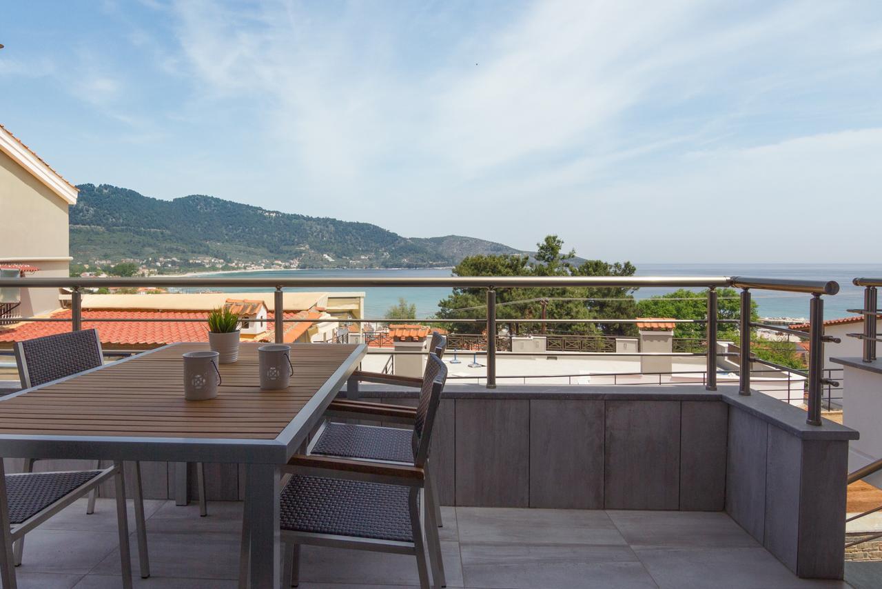 Ntinas Villa With Sea View Skála Potamiás Eksteriør bilde