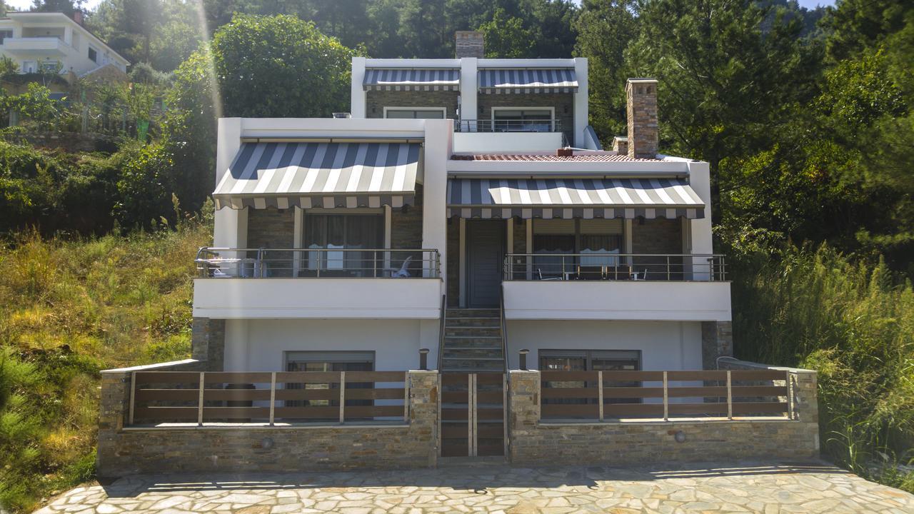 Ntinas Villa With Sea View Skála Potamiás Eksteriør bilde